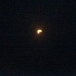 photo of eclipse from Jonathan's iPhone